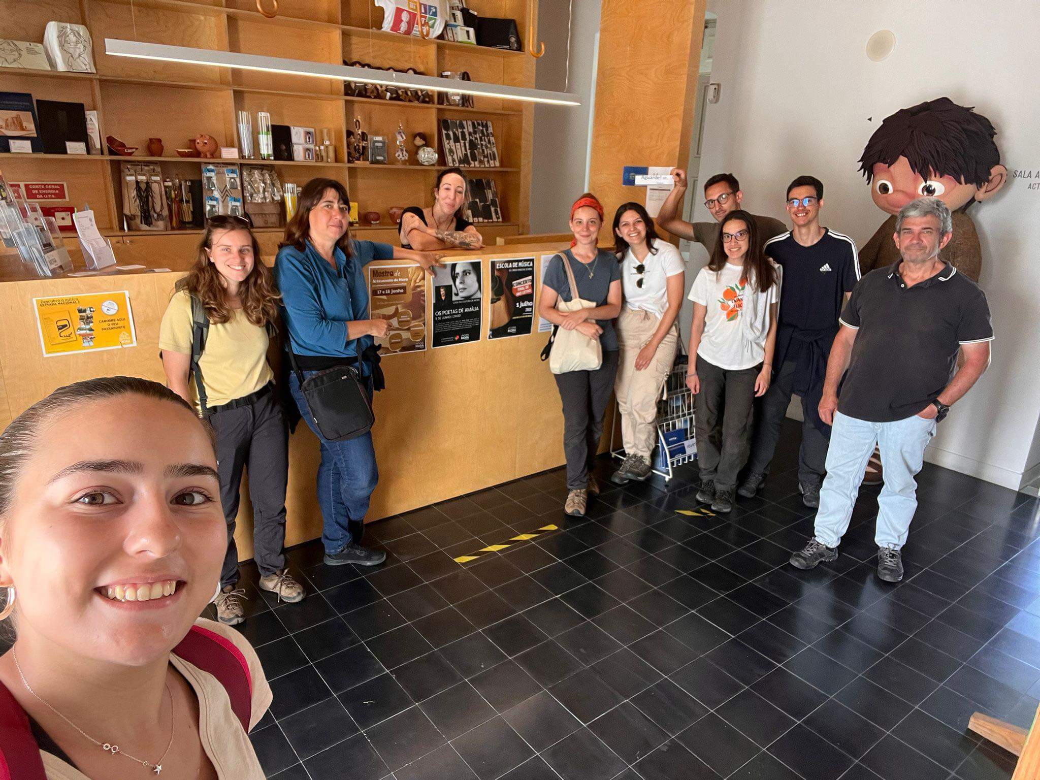 Visita Alunos da Daculdade de Letras